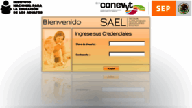 What Sael.inea.gob.mx website looked like in 2017 (6 years ago)