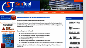What Santool.de website looked like in 2017 (6 years ago)