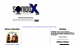 What Sonidox.com website looked like in 2017 (6 years ago)