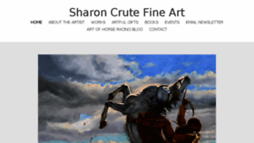 What Sharoncrute.com website looked like in 2017 (6 years ago)