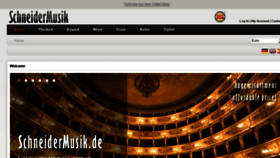 What Schneidermusik.de website looked like in 2017 (6 years ago)