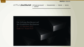 What Stiftung-buchkunst.de website looked like in 2017 (6 years ago)