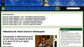 What Stpauls-nbpt.org website looked like in 2017 (6 years ago)