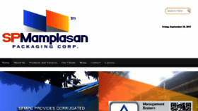 What Spmamplasan.com.ph website looked like in 2017 (6 years ago)