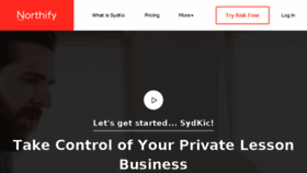 What Sydkic.com website looked like in 2017 (7 years ago)