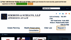 What Sslawoffices.com website looked like in 2017 (6 years ago)