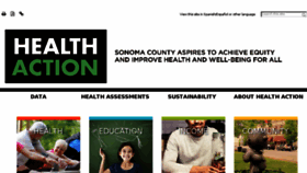 What Sonomahealthaction.org website looked like in 2017 (6 years ago)