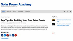 What Solarpanelexposed.com website looked like in 2017 (6 years ago)