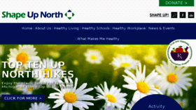 What Shapeupnorth.com website looked like in 2017 (6 years ago)