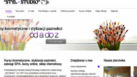 What Stylstudio.eu website looked like in 2017 (6 years ago)