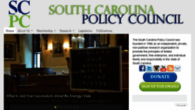 What Scpolicycouncil.org website looked like in 2017 (6 years ago)