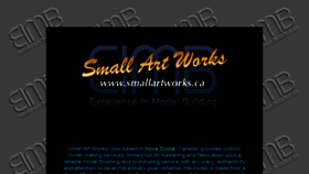 What Smallartworks.ca website looked like in 2017 (6 years ago)