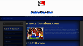What Sohbetses.com website looked like in 2017 (6 years ago)