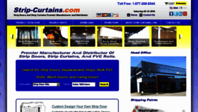 What Strip-curtains.com website looked like in 2017 (6 years ago)