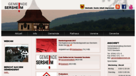 What Sersheim.de website looked like in 2017 (6 years ago)