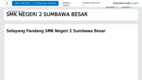 What Smkn2sumbawabesar.sch.id website looked like in 2017 (6 years ago)
