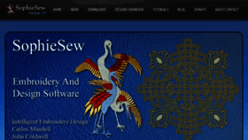 What Sophiesew.com website looked like in 2017 (6 years ago)
