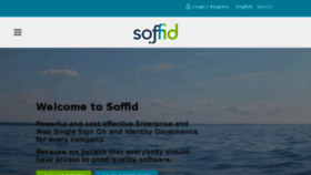 What Soffid.com website looked like in 2017 (6 years ago)