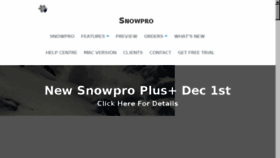 What Snowproplus.com website looked like in 2017 (6 years ago)
