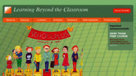 What School-plus.com website looked like in 2017 (6 years ago)