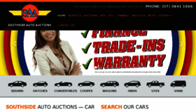 What Southsideautoauctions.com.au website looked like in 2017 (6 years ago)