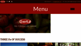What Seitzfundraising.com website looked like in 2017 (6 years ago)