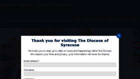 What Syracusediocese.org website looked like in 2017 (6 years ago)