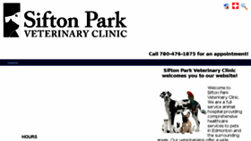 What Siftonparkvetclinic.com website looked like in 2017 (6 years ago)