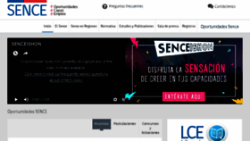 What Sence.cl website looked like in 2017 (6 years ago)