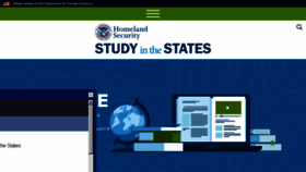 What Studyinthestates.dhs.gov website looked like in 2017 (6 years ago)
