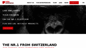 What Swiss-commerce.ch website looked like in 2017 (6 years ago)