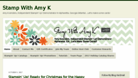 What Stampwithamyk.com website looked like in 2017 (6 years ago)