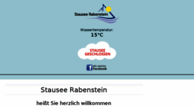 What Stausee-rabenstein.de website looked like in 2017 (6 years ago)