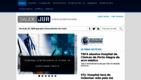 What Saudejur.com.br website looked like in 2017 (6 years ago)