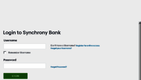 What Securelogin.synchronybank.com website looked like in 2017 (6 years ago)
