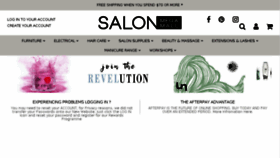 What Salonmegamall.com website looked like in 2017 (6 years ago)