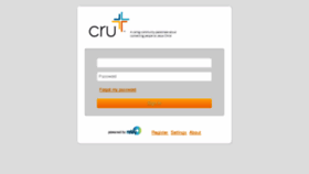 What Staffweb.cru.org website looked like in 2017 (6 years ago)