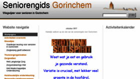 What Seniorengids-gorinchem.nl website looked like in 2017 (6 years ago)