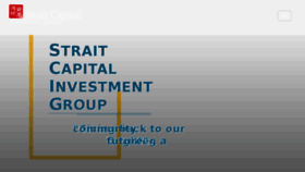 What Strait-capital.com website looked like in 2017 (6 years ago)