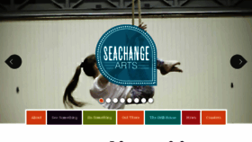 What Seachangearts.org.uk website looked like in 2017 (6 years ago)