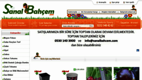 What Sanalbahcem.com website looked like in 2017 (6 years ago)