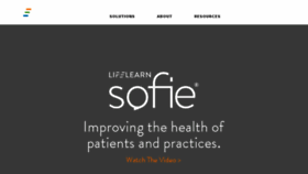 What Sofie.lifelearn.com website looked like in 2017 (6 years ago)