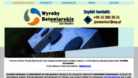 What Szambabetonowemalopolska.pl website looked like in 2017 (6 years ago)
