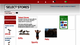 What Selectstores.co.uk website looked like in 2017 (6 years ago)