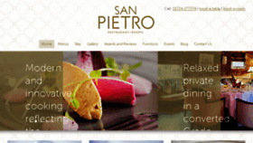 What Sanpietro.uk.com website looked like in 2017 (6 years ago)