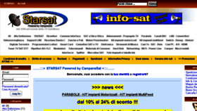 What Starsat.it website looked like in 2017 (6 years ago)