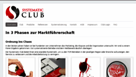What Systematic-club.de website looked like in 2017 (6 years ago)