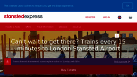 What Stanstedexpress.com website looked like in 2017 (6 years ago)
