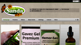 What Sanda.us website looked like in 2017 (6 years ago)