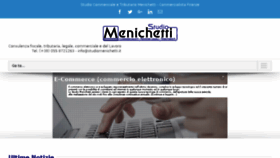 What Studiomenichetti.it website looked like in 2017 (6 years ago)